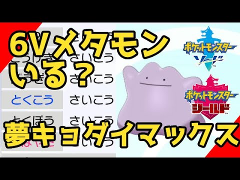 ポケモン剣盾 メタモン 6v