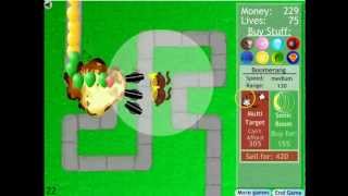 LETS PLAY BLOONS TOWER DEFENSE 2 - TRACK MEDIUM- LEVELS 1-50 - NO LIVES LOST