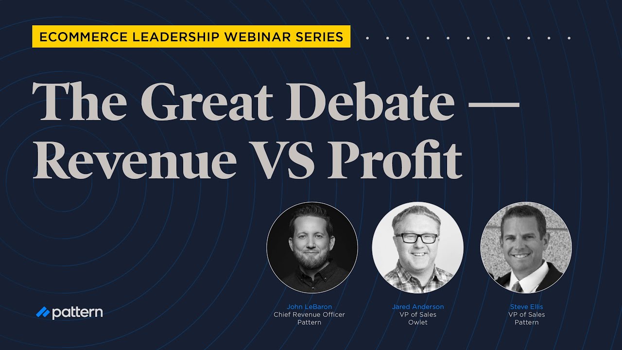 The Great Debate: Revenue vs. Profit | Webinar