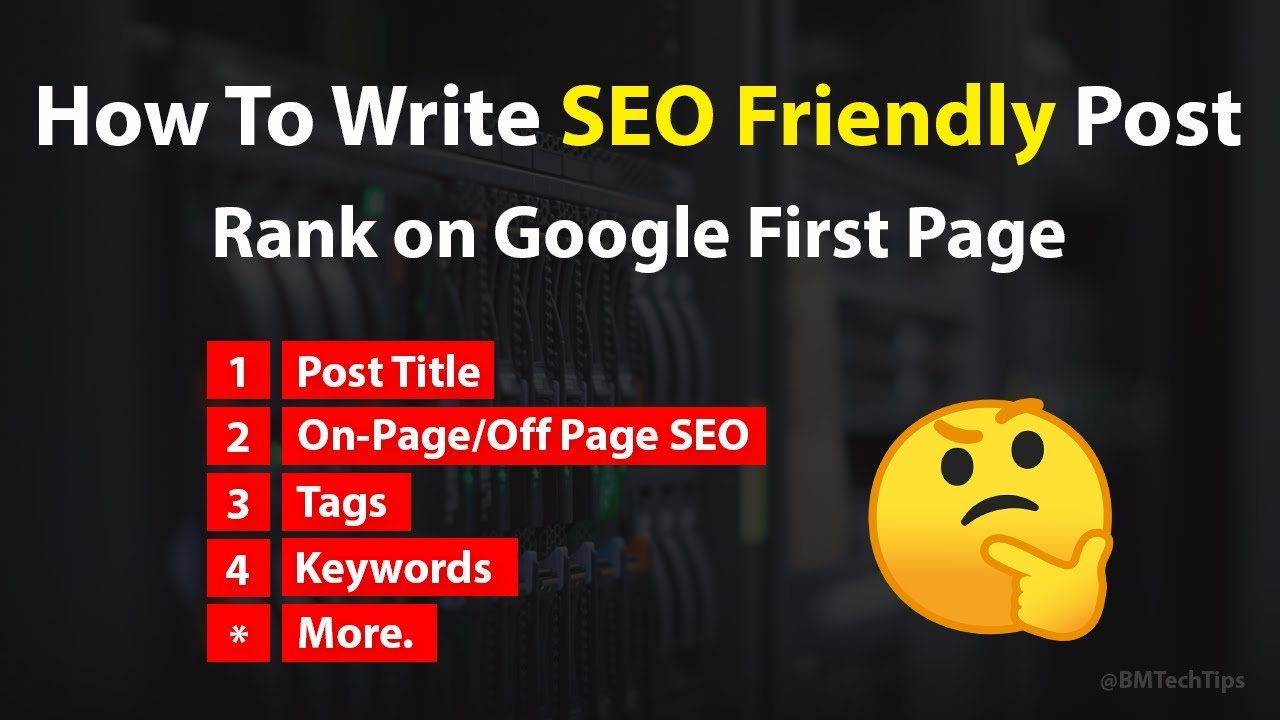 How To Write SEO Friendly Post | Rank Fast on Google in 2019 wordpress admin login
