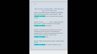 Basic Security Training BST – JIBC Questions and Answers 100% Pass0001