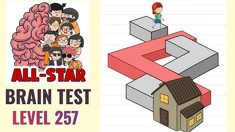 Brain Test All Star Level 257 | The boy must reach to his home | Walkthrough
