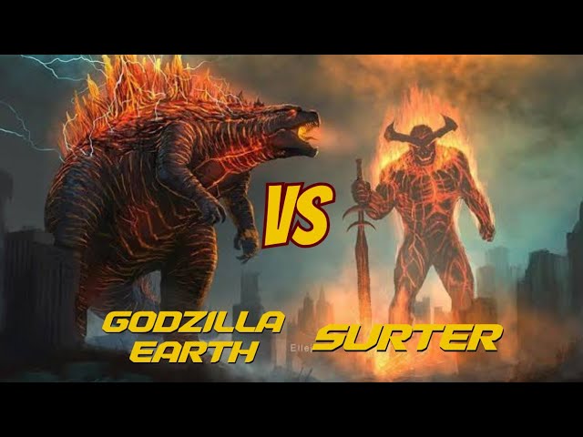 Godzilla Earth VS Surtur - Who is More Powerful?, BATTLE ARENA 