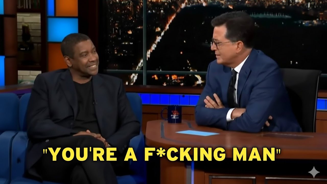 Denzel Washington FORCED to LEAVE Colbert's Show After Fiery Live Clash