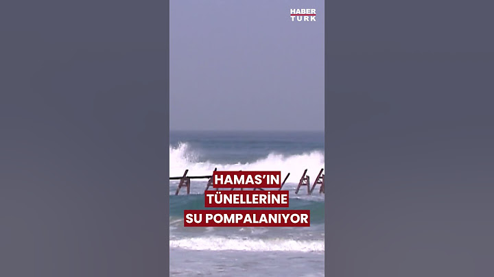 WSJ: "İsrail, Gazze'deki tünellere su pompalamaya başladı" #shorts #haber #gazze #hamas