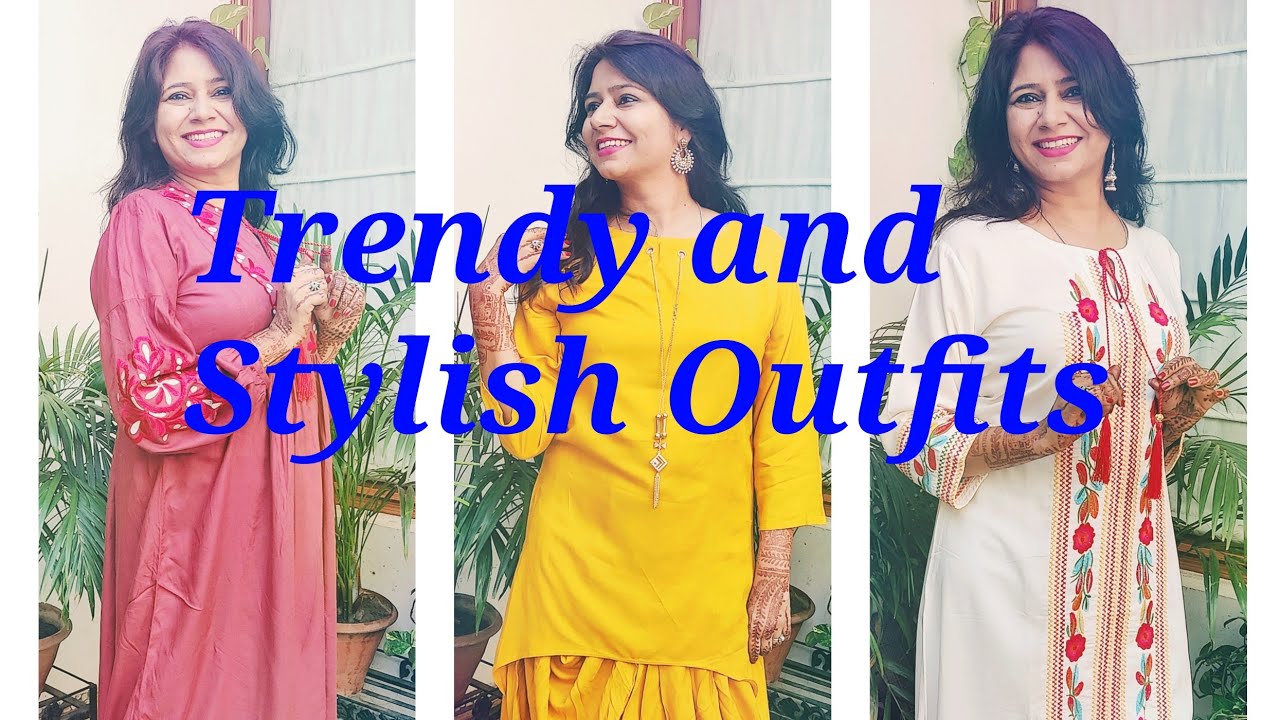 Trendy and Stylish outfits by instagram Devanjali Creations |by Gazzling Diva