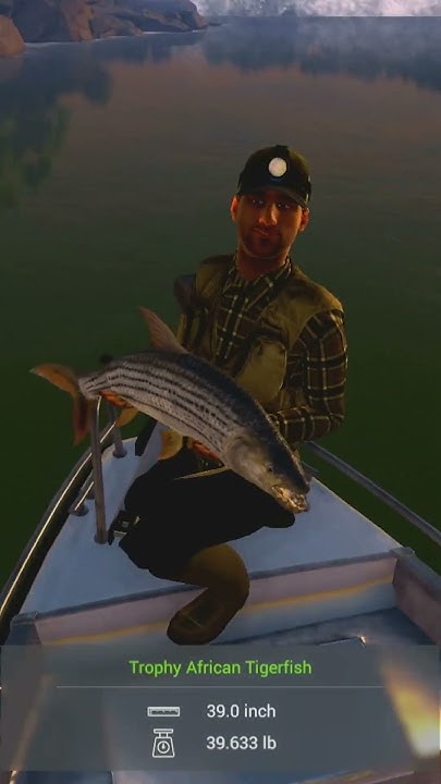 Fishing Planet Trophy African Tigerfish 39 Pounds - YouTube