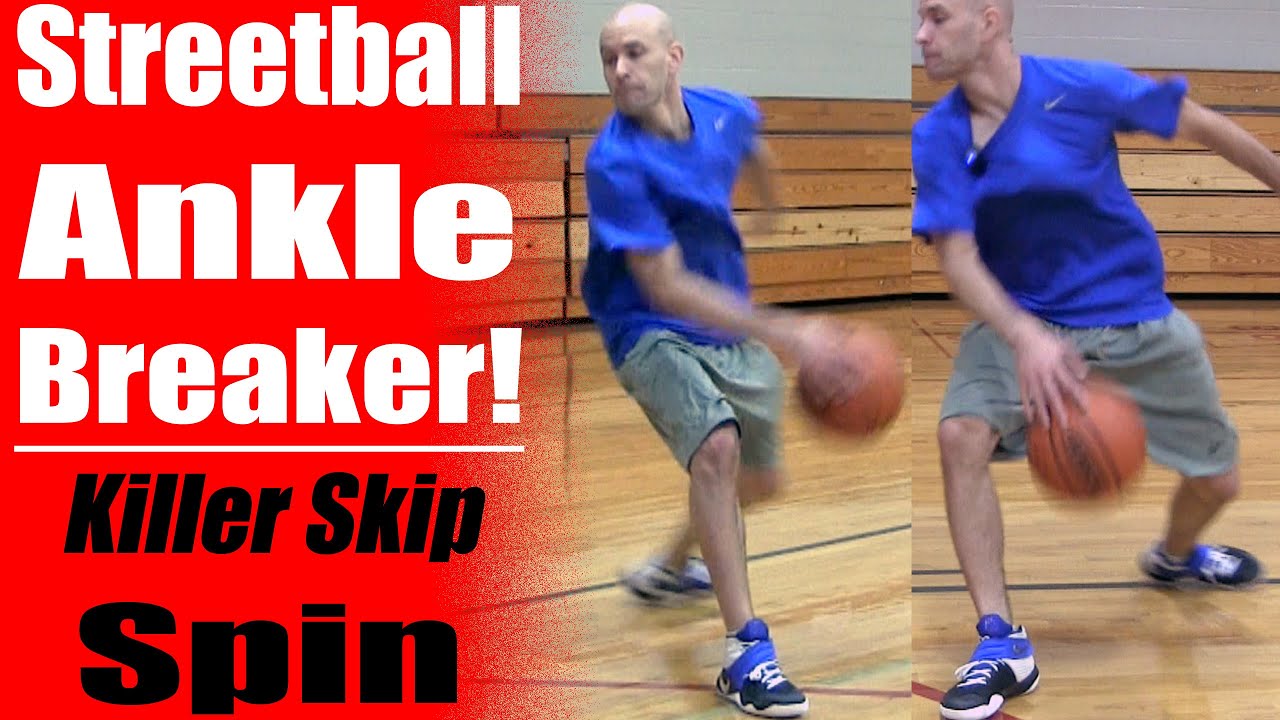basketball moves for point guards KILLER Skip Spin! Streetball Ankle Breakers: How To | Snake