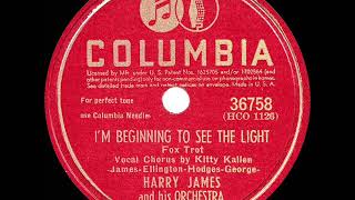 Video voorbeeld van "1945 HITS ARCHIVE: I’m Beginning To See The Light - Harry James (Kitty Kallen, vocal) (a #1 hit)"