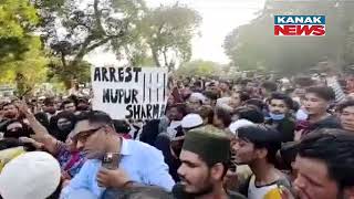 Ahmedabad: Protest Against Suspended Bjp Leader Nupur Sharma