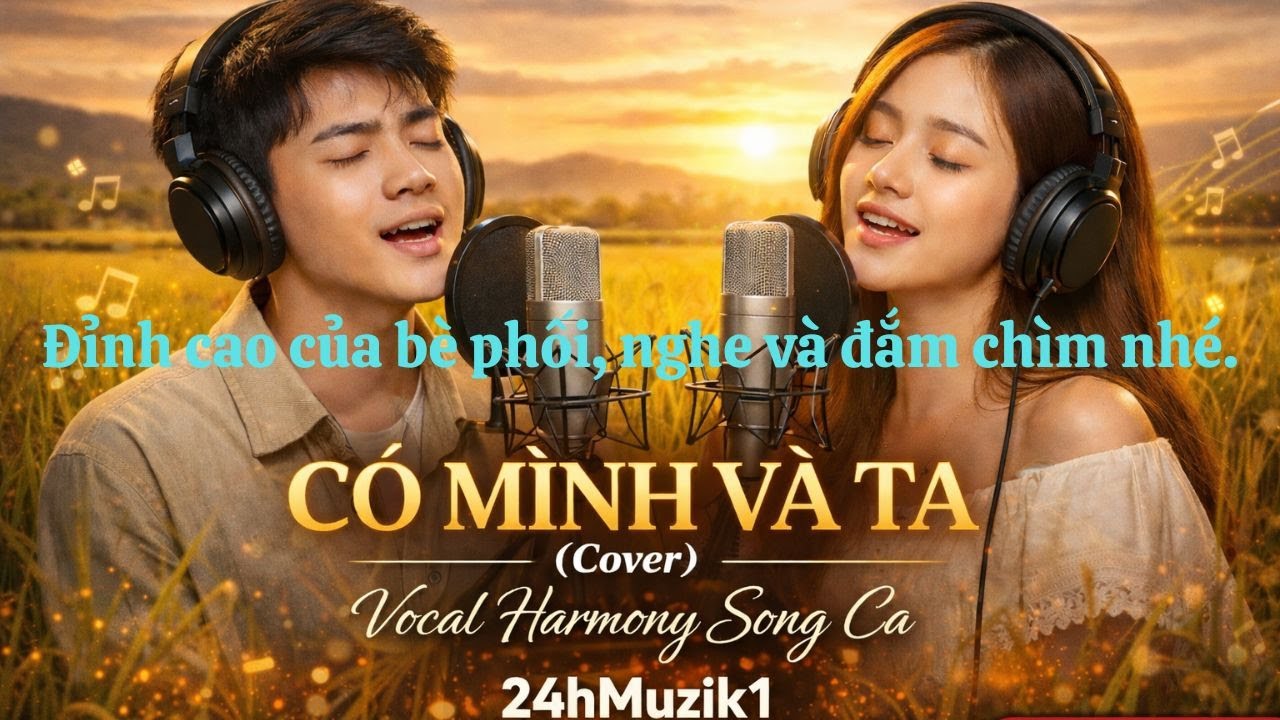 CÓ MÌNH VÀ TA (Cover) – Vocal Harmony Song Ca | Bè Quện Giọng Đỉnh Cao | [@24hMuzik1 ]