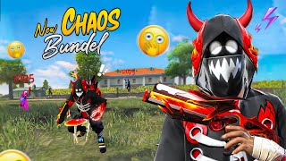 New Chaos Bundle & Bizon Skin 🔥 Op 1 Vs 4 Gameplay 🤯 Free Fire screenshot 5