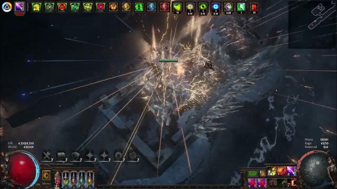 [3.21] Lightning Arrow Deadeye The Simulacrum [PoE] YouTube