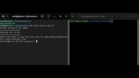 SCP Command -  Automate File Transfers Using a SCP Shell Script