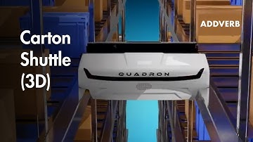 Quadron : Carton Shuttle Robot | ASRS | Warehouse Storage System | Addverb #robotics #automation