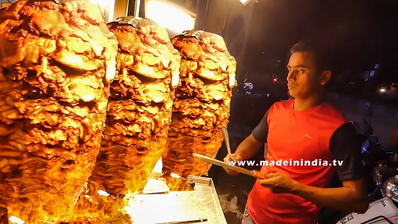 Burn Chicken Slices with Masala and Serve with Flat Frankie | STREET FOOD