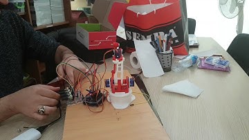 Arduino Robot Kol Otomasyon Sistemli