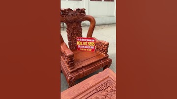 42tr bộ minh quốc voi cột 12 gỗ hương đá | bàn ghế phòng khách đẹp 2025