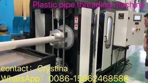plastic threading machine, plastic pipe threading machine, pvc pipe threading equipment