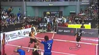 ตะกร้อชิงแชมป์โลก 2011 ไทย-มาเลเซีย Set 1