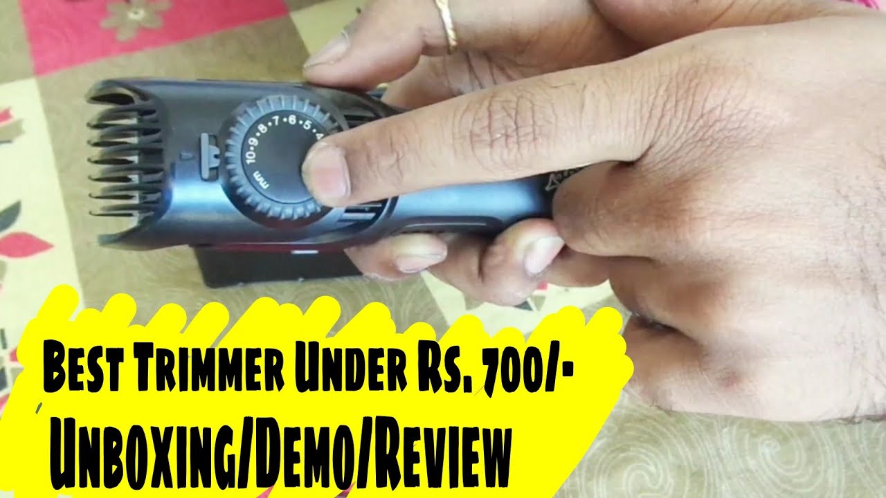 SYSKA HT1200 Trimmer Unboxing Review and Demo in Hindi Indian Vlogger