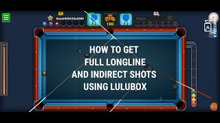 HOW TO GET GUIDELINE FOR DIRECT+INDIRECT SHOTS IN 8 BALL POOL USING LULIBOXB APP screenshot 5