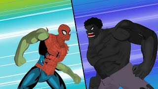 BLACK HULK vs Evolution of SPIDER MAN 2022 |SUPER HEROES MOVIE ANIMATION [HD]