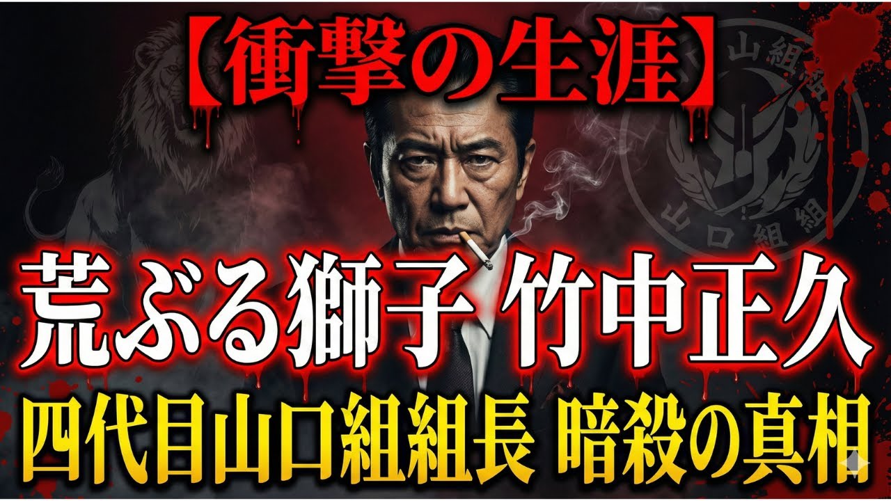 【衝撃の生涯】四代目山口組組長・竹中正久の波乱万丈な人生と暗殺の真相