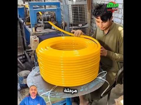 صناعة الأنابيب البلاستيكية فن يجمع بين التقنية واليد الماهرة