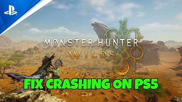 How To Fix Monster Hunter Wilds Crashing/Crashes at Startup Error On PS5 | #monsterhunterwilds