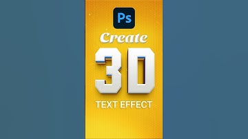 3D Text Photoshop #3d #3dtext #photoshop