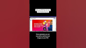 Edit your PDF file for free with @AdobeExpress  ✨️#graphicdesign #adobeexpress #tutorial