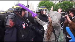 Quand Les Policiers Et Manifestants Nous Font Rire 