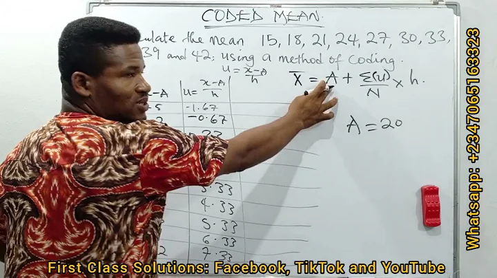 How to Calculate Mean using Method of Coding