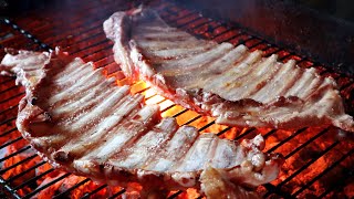 Grilled Lamb Ribs and Chops Recipe | Cooking in Rainy Day