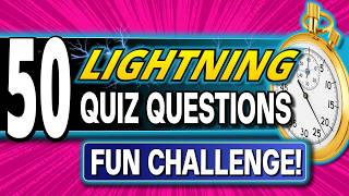 50 FUN QUICKFIRE Quiz Questions EVERYONE Should Try! screenshot 4