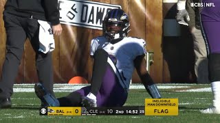 Details Lamar Jackson Ankle Injury vs. Browns (CARTED OFF) Update