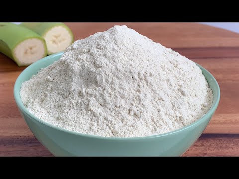 HOW TO MAKE PLANTAIN FLOUR