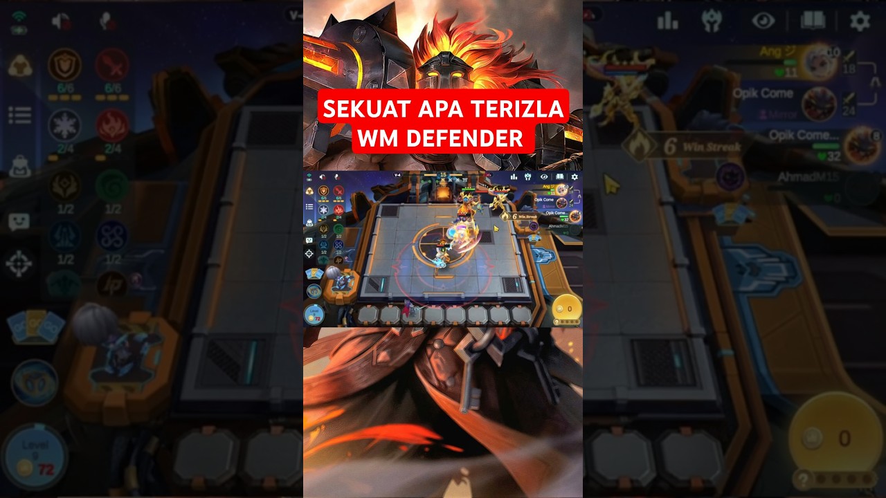 TERIZLA WM VS MINOTAUR & GATOTKACA |  MAGIC CHESS GOGO