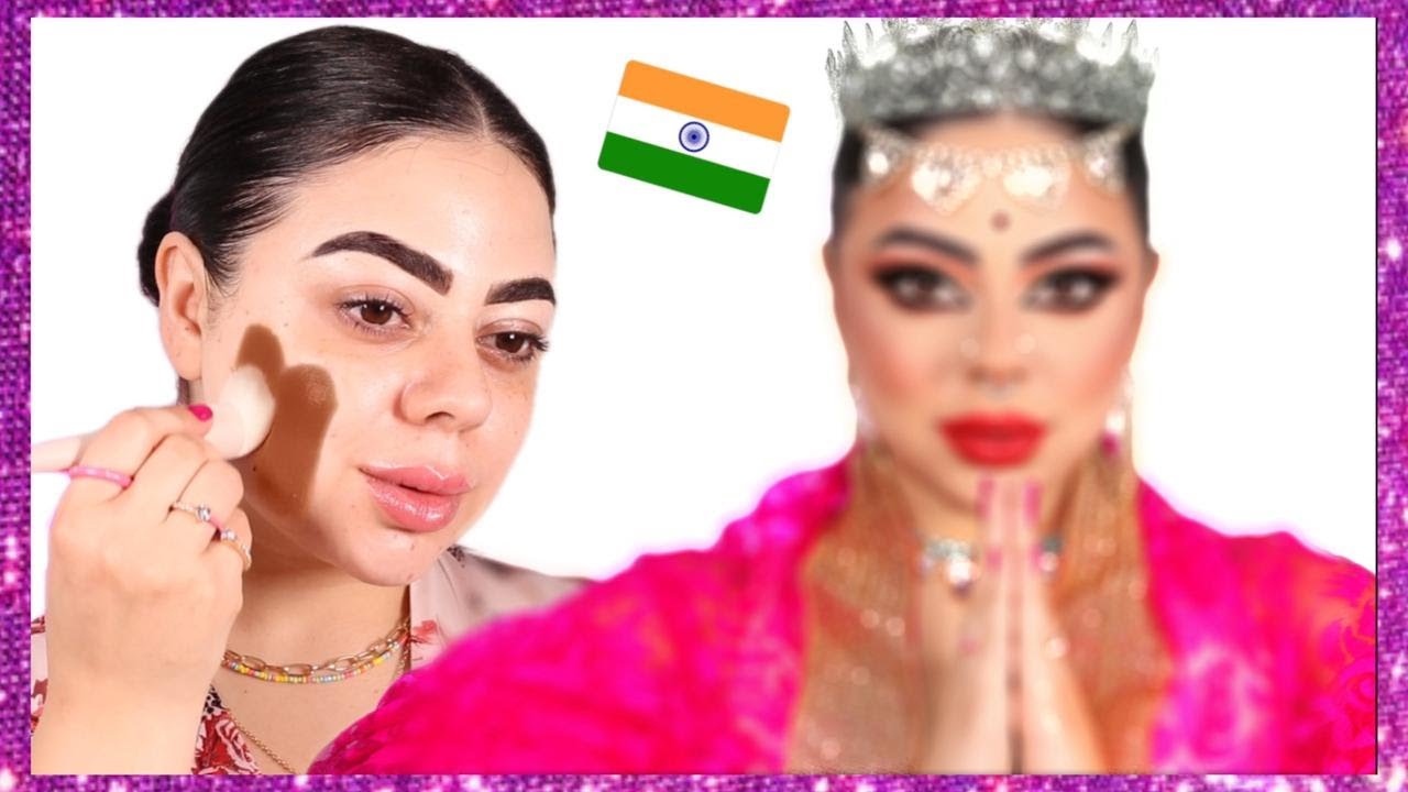 تحدي حولت نفسي الى اميرة هندية 👸🏽