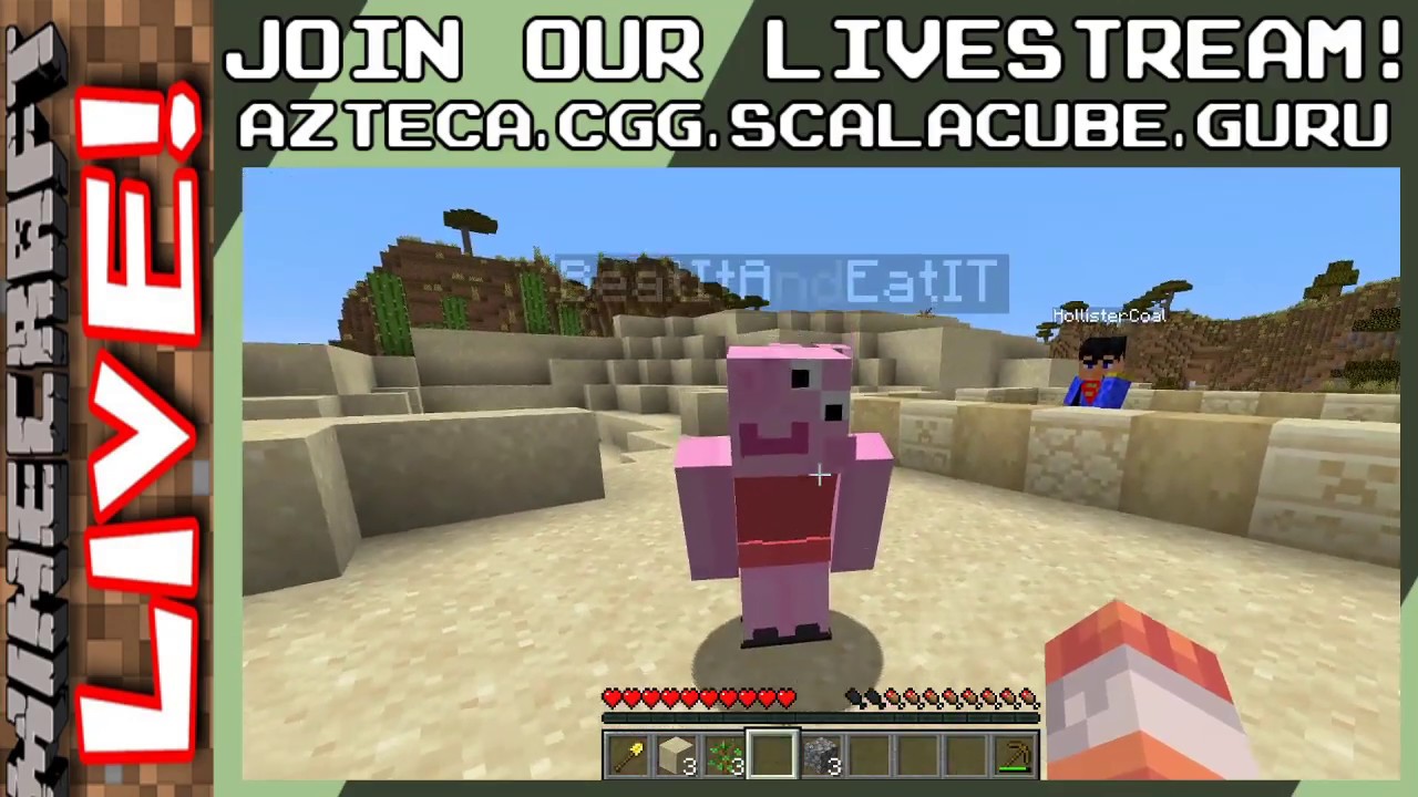Minecraft Survival Server Stream - Ep 19 - Join public server - New ...