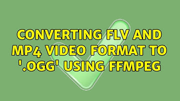 Converting flv and mp4 video format to 