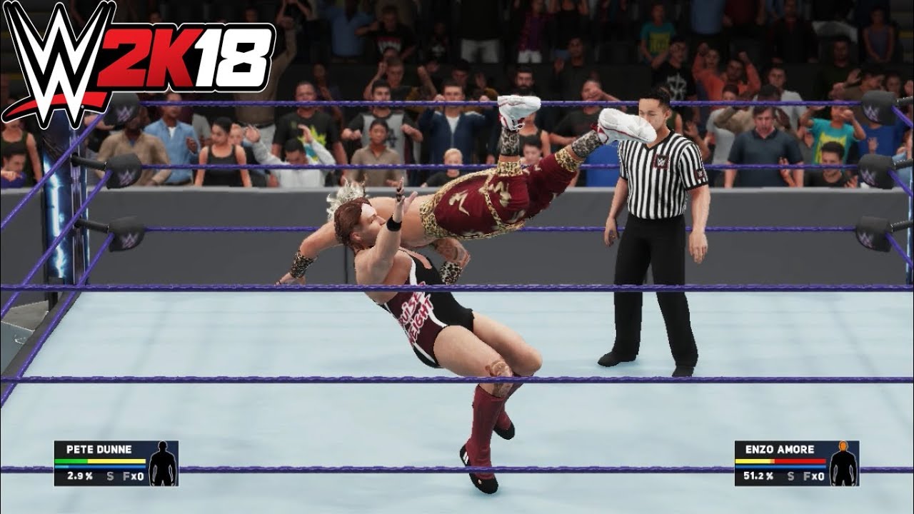 WWE 2K18 PETE DUNNE ENTRANCE, SIGNATURE, FINISHER & VICTORY MOTION