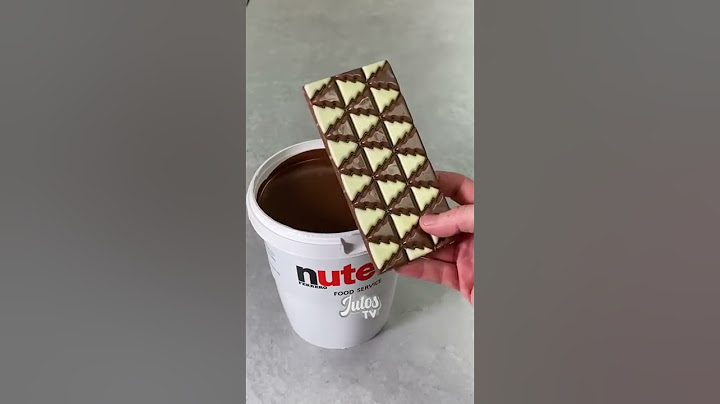 Nutella Bucket & Dairy Milk Chocolate ASMR | Satisfying