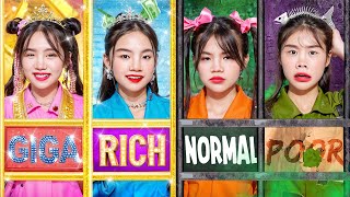 Poor Vs Rich Vs Giga Rich Vs Normal Girls In Jail