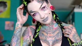 TATTOO EKSTRIM //tattoo seluruh tubuh sampai mata//FULL BODY TATTOO