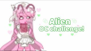 || alien OC challenge! 💗🌿|| Credits to m0claami on TikTok || [gacha club] 🎀💫