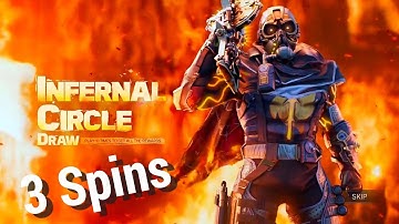 3 spins Infernal Circle Draw | Firebreak Basilisk & D13 Sector Legendary | COD Mobile