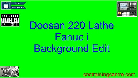 BackGround Edit Doosan 220 Fanuc i