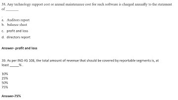 MUMBAI UNIVERSITY MCOM SEM IV CORPORATE FINANCIAL ACCOUNTING SOLUTION MCQS PART 2